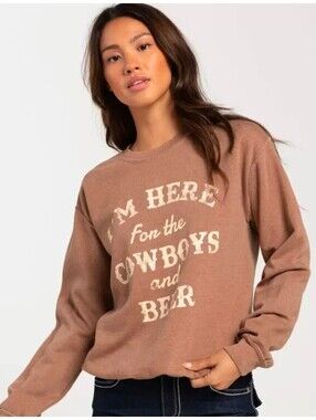 Full Tilt Cowboy n beet crewneck